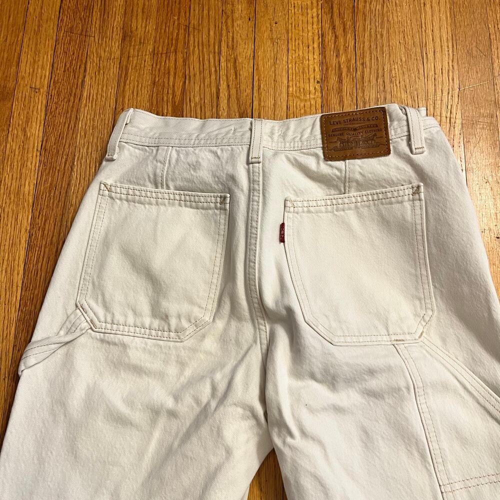 Levi’s Jeans Womens 25 Boyjean Light Wash Premium Crop Ankle Denim Pants * - Picture 5 of 13